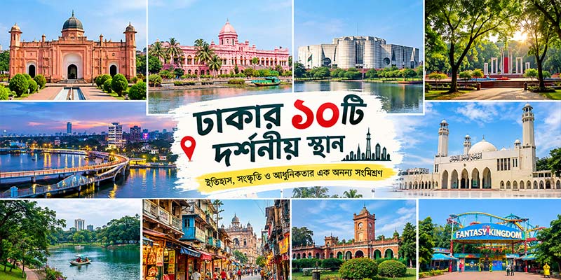 ঢাকার ১০টি দর্শনীয় স্থান