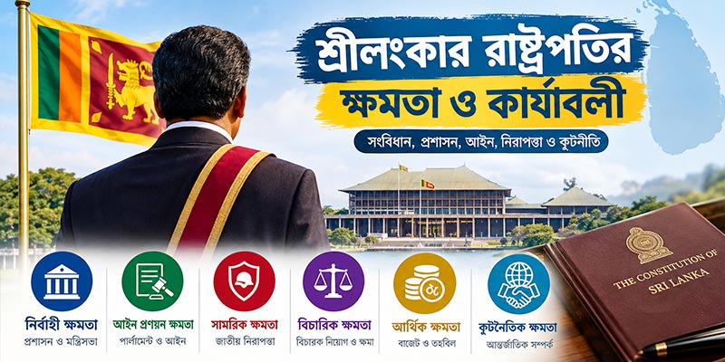 শ্রীলংকার রাষ্ট্রপতির ক্ষমতা ও কার্যাবলী