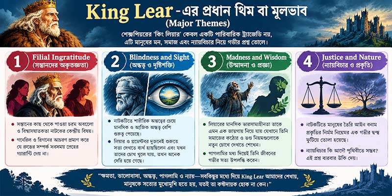 King Lear Major Themes (প্রধান থিম বা মূলভাব)