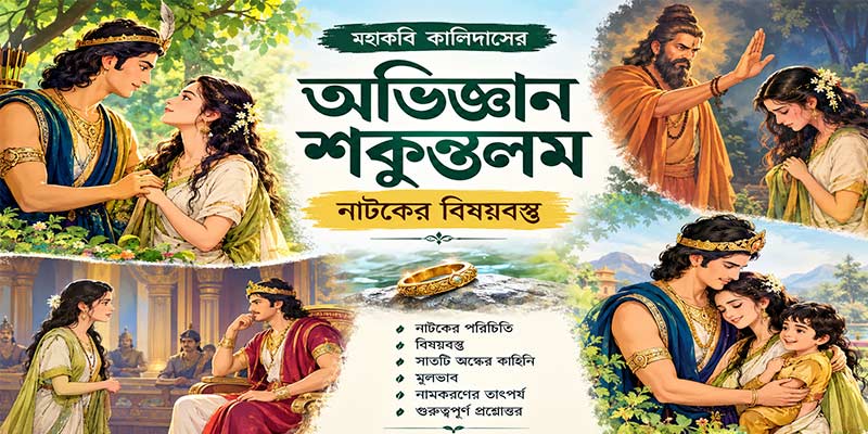 অভিজ্ঞান শকুন্তলম নাটকের বিষয়বস্তু