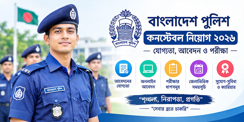 বাংলাদেশ পুলিশ কনস্টেবল নিয়োগ ২০২৬